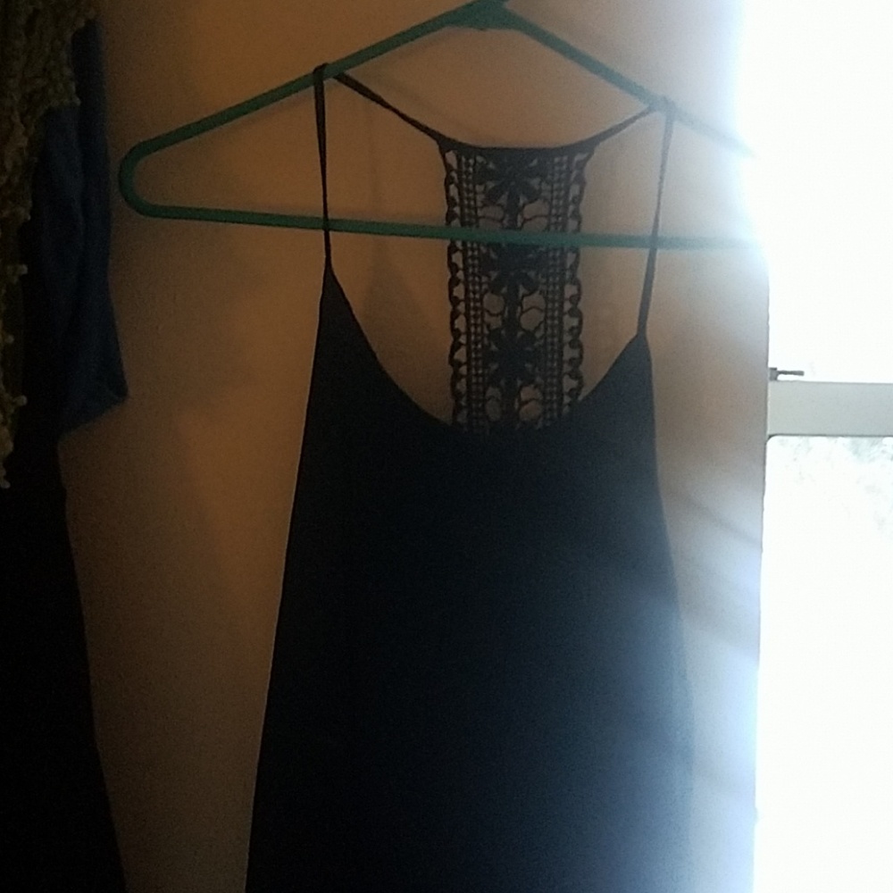 Cute black swimsuit cover up or dress!